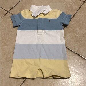 Ralph Lauren baby romper short sleeve size 6m